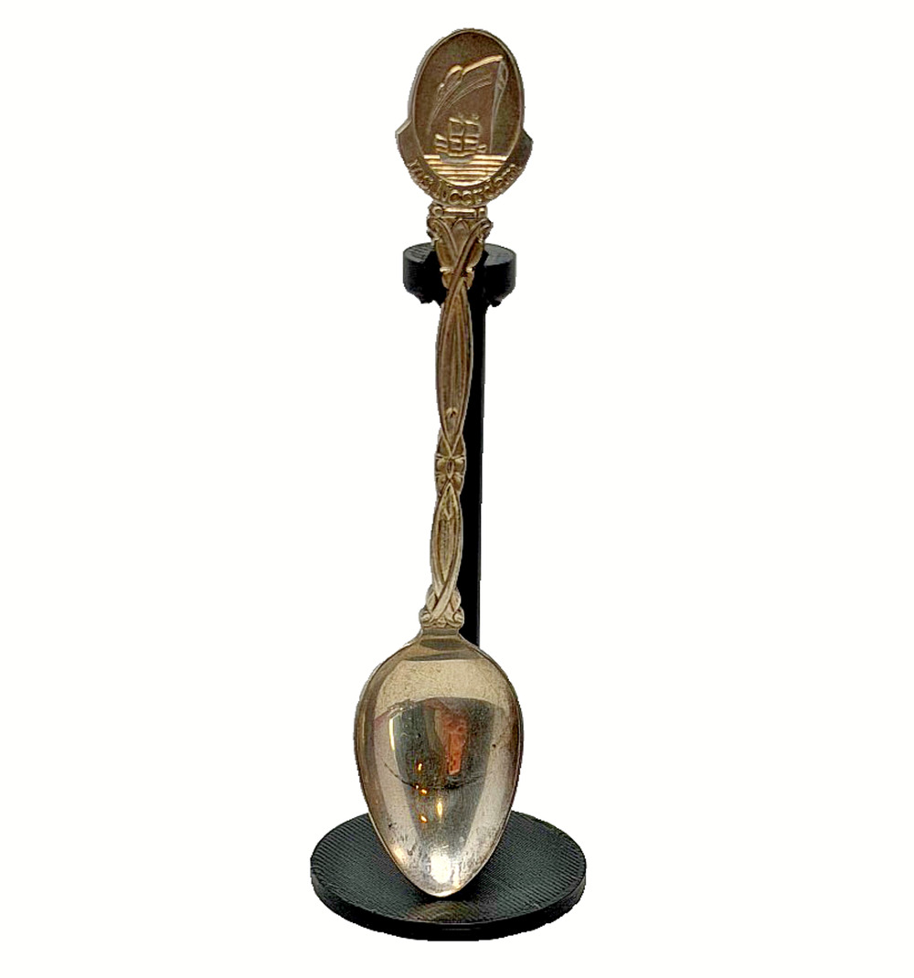 Holland America Line M.S. Noordam Silverplated Souvenir Spoon Vintage